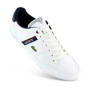 Lacoste White and Black Sneakers